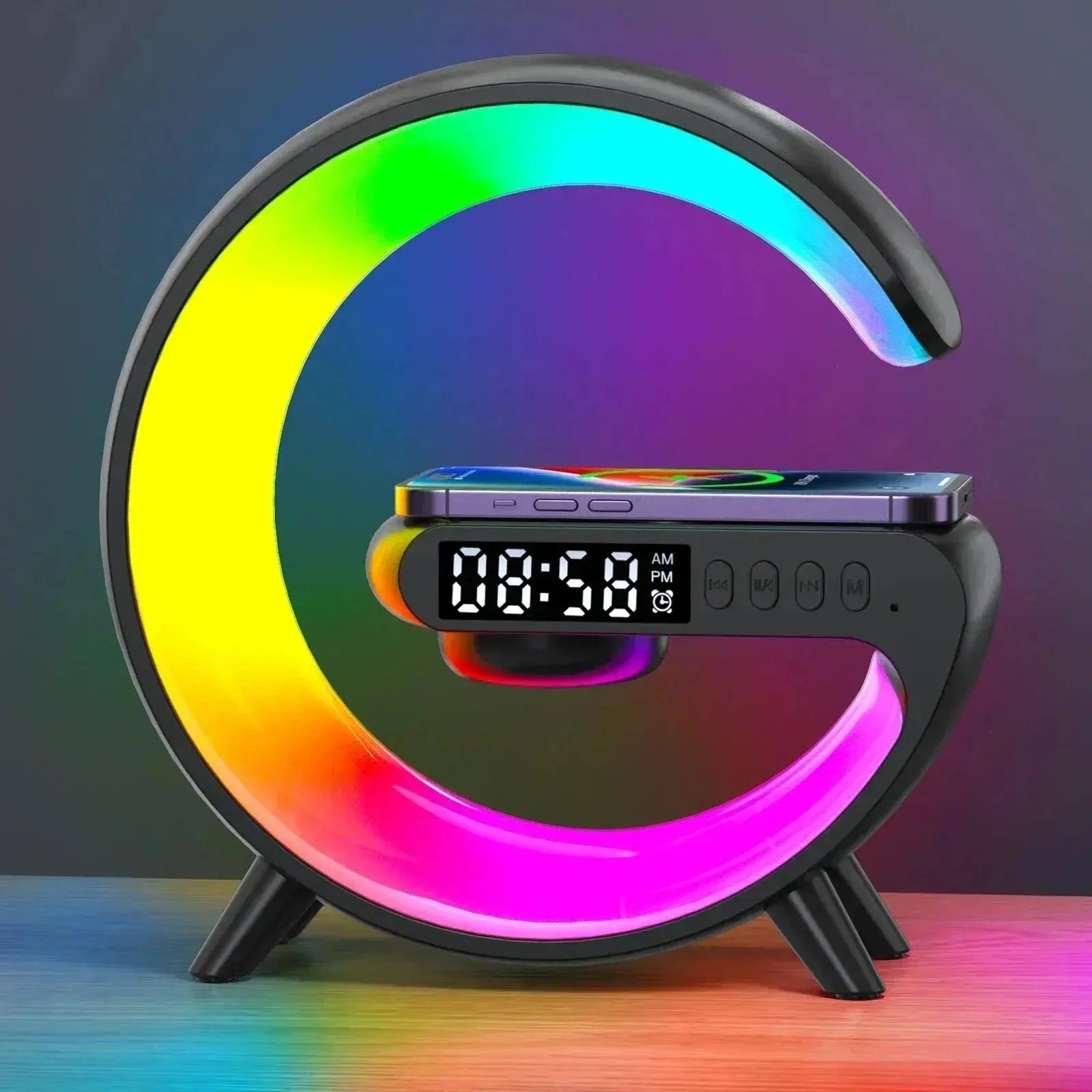 5-in-1-night-light-bluetooth-speaker-alarm-clock-wireless-charger-9366867 - KRELOV