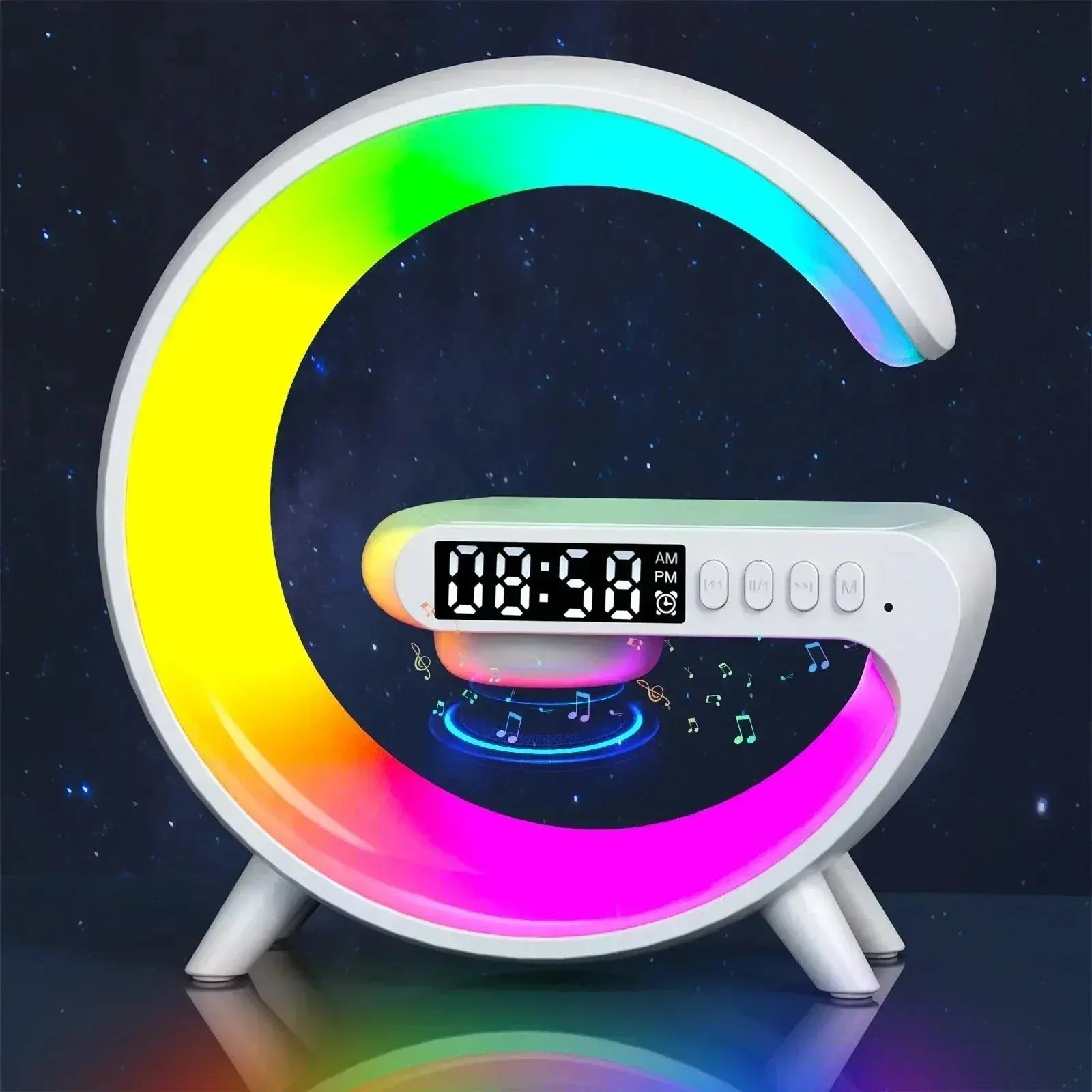 5-in-1-night-light-bluetooth-speaker-alarm-clock-wireless-charger-8058662 - KRELOV